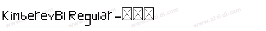 KimbereyBl Regular字体转换